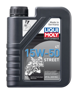 Масло моторное LiquiMoly 4T 15W-50 1л Street